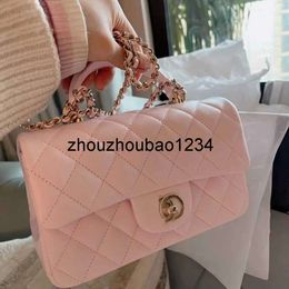 channelbags Tote 10a chanelles Designer Bag Pink Chain Crossbody Leather Purse Handbag Women Messenger Lambskin Wallet Luxury Classic Flap Envelope Clu