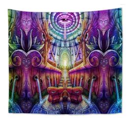 Tapestries Abstract Cartoon Colourful Tapestry Wall Hanging Beach Picnic Blanket