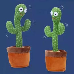 Novelty Games Hot selling and interesting cacti can learn to speak toys can dance children can twist baby birthday gifts baby birthday gifts T240605
