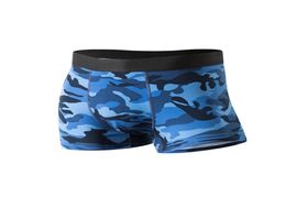 Mens Underwear Top Quality Durable Camouflage Boxer Briefs Medium Waist Active Breathable Boxers Shorts 5 Colors Large Size L5XL5795008