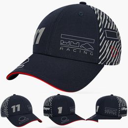 Motorcycle Apparel 2024 New F1 Team Racing Cap Forma 1 Driver Curved Baseball Men Women Casual Sports Brand Car Logo Embroidery Caps F Ot08M