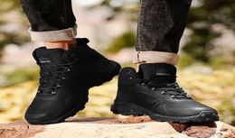 Brand Men Warm Plush Snow Outdoor Nonslip Hiking Hightop Waterproof Sneakers Men039s Winter Boots Size 4048 2012037708590