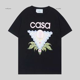 Casa Blanca Casablanc Shirt Summer New Casa Blanca Man Tropical Wind Summer Fruit Digital Printed Short Sleeved T-Shirt 4A3