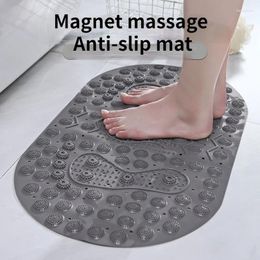 Bath Mats Style PVC Toilet Mat Home Bathroom Carpet Non-slip Rug Floor Massage Foot