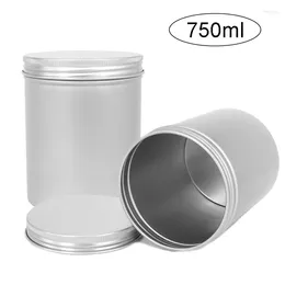 Storage Bottles 3/6/9pcs Aluminum Box 750ml Large Size Cosmetic Container Tea Candle Jars Metal Gift Refillable Cream Jar