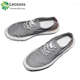 Casual Shoes Summer Men's Korean Version Trend Canvas Leosoxs KuaFu Mens Designer Men Sneakers
