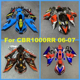 Motorcycle Fairings for Honda CBR 1000RR 06 07 ABS Injection Moulded 100% Fit Fairing Kit CBR1000RR 2006-2007