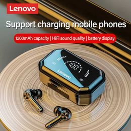 Cell Phone Earphones Lenovo LP3 Pro TWS Bluetooth 5.0 Earphones Wireless Waterproof Earbuds with Mic Gaming Headset HIFI Music Headphone S246063