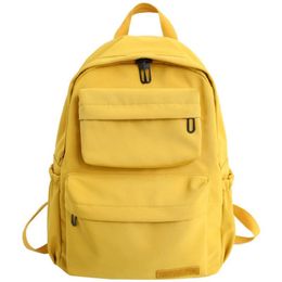 Fashion New Waterproof Nylon Backpack for Women Multi Pocket Travel Backpacks Female School Bag for Teenage Girls Book Mochilas 268f