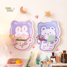 Storage Bags Cartoon Cute Hanging Bag Kawaii Bedroom Home Wall Decoration Creative Modelling Sundries