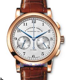Alengey watch luxury designerCollection 1815 18K Rose Gold Manual Mechanical Mens Watch 402 U8OLP DT6U8OL