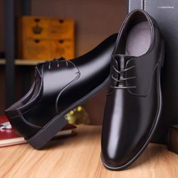 Casual Shoes Business Luxury Oxford PU Leather Men Breathable Rubber Formal Dress Shoe Male Office Party Wedding Mocassins
