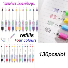 Party Favour 130pcs DIY Beaded Pens For Wedding Favours Guest Gift Pen Birthday Christmas Decor Home Souvenirs Guests