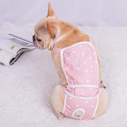 Dog Apparel Cosy Diaper Printing Design Adjustable Unisex Pet Physiological Pants