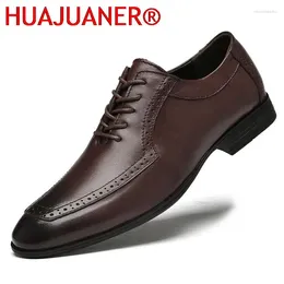 Casual Shoes Italian Fashion Elegant Oxford For Men High Quality Mens Genuine Leather Formal Dress Luxury Loafers