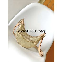 Lvity LouiseViution Gold Loop Bag Luis Viton Lvse Designer Luxury Hardware Chain M22928 Preowned Purse Dustbag Handbag Tote 7a Best Quality