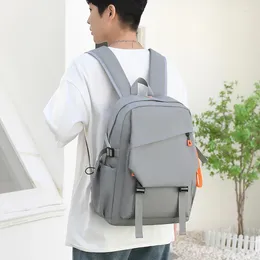 Backpack QINNXER For Men's Fashion Students Laptop Stylish Leisure Lightweight Commuting Work Multifinonal Travel Bags