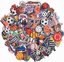 Lot of 30,50,100 pcs Random Sports Ball Shoe Charms Kids Boys Girls Shoe Decoration for Party Gifts