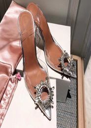 Transparent PVC Sandals Women Pointed Clear Crystal Cup High Heel Stilettos Sexy Pumps Summer Shoes Peep Toe Women Pumps Size 435514748