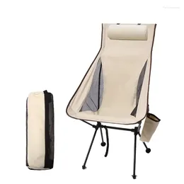 Tents And Shelters WESTTUNE Portable Folding Camping Chair With Headrest Lightweight Tourist Chairs Aluminum Alloy Fishing Outdoor Furniture