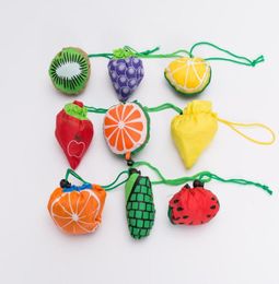 Cute Useful Mix Fruit Watermelon Pitaya Foldable Eco Reusable Shopping Bags9630691