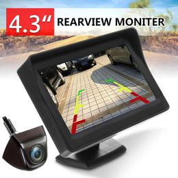 4.3 Inch TFT LCD Car HD Monitor Reverse Camera Security Display For Backup Parking Drive Recorder