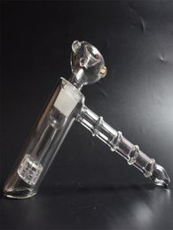 Sell hand pipes glass hammer 6 Arms tree perc glass percolator bubbler water pipe tobacco bong oil rigs2014169