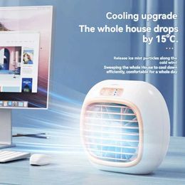 Electric Fans Home mini air cooler small desktop air conditioning fan cross-border new refrigeration silent fan dormitory water-cooled fan