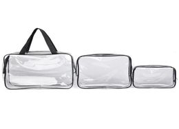 Transparent PVC Bags Travel Organizer Clear Makeup Bag Beautician Cosmetic Bag Beauty Case Toiletry Bag Make Up Pouch Wash Bags Re5843639