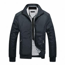 men's Jacket Daily Fall Winter Windbreak Coat Webbing Stand Collar Regular Fit Active Lg Sleeve Jackets Baseball Uniform G97j#