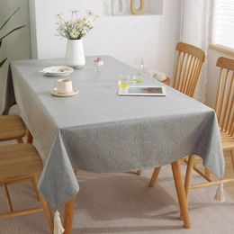 Table Cloth Waterproof Oil-proof Non-washable Tablecloth Heat-insulating Mat Gray22