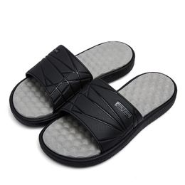 Summer Men Thick Soles Non-Slip Comfortable Outdoor Slippers Home Massage Slippers