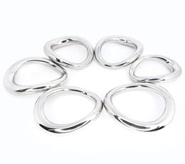 Stainless steel penis bondage lock cock Ring Heavy Duty male metal Ball Scrotum Stretcher Delay ejaculation BDSM Sex Toy men4242870