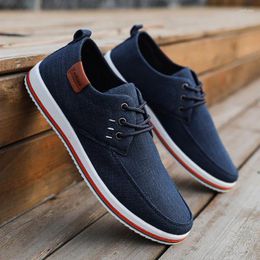 Casual Shoes 2024 Spring Canvas Men And Versatile Cloth Korean Fashion Breathable Board Adult