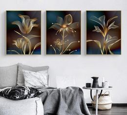 Paintings Modern Nordic Aesthetic Flowers Wall Art Canvas Prints Artwork Living Room Hanging Poster Pictures Design Home Decor5402639