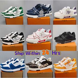 designer casual shoes Designer shoes Trainer Sneaker triple Outdoor white black sky blue green denim pink red luxurys casual sneakers ly low platform shoe Size 36-451