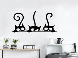 20x30CM Witch Cat Funny Toilet Sticker Children Bedroom Wall Decal Home Decoration T100515707033