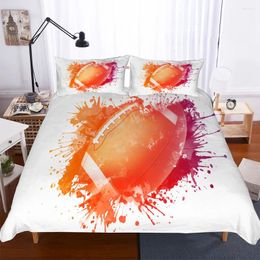 Bedding Sets Yi Chu Xin Football Boy's Set 3pcs Duvet Cover Pillowcase Soft Comfortable Bed Comforter King