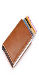 Card Holders Holder Wallet Money Clips RFID Vintage Aminium Cardholder Case Fashion Men Women Coin Leather WalletCard53222813952749