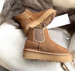 Frauen Plattformen Shorts Boots Mode dicke untere Winterfell Baumwollstiefel Schuhe