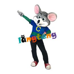 1029 New Adult Foam Chuck E. Cheese Mouse Party Christmas Fancy Dress Halloween Girl Mascot Costume mascot