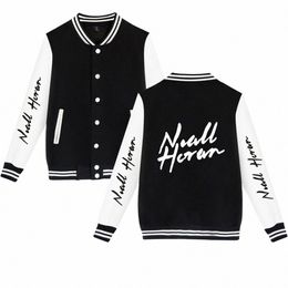 niall Horan Baseball Jacket Men Bomber Jacket Outerwear Streetwear Hip Hop College Baseball Uniform Mens Hoodie Sweatshirt K3n1#