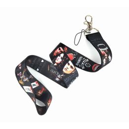 Cell Phone Straps Charms 30Pcs Cartoon Vampire Diaries Key Lanyard Id Badge Holders Animal Neck With Keyring Gift Accessories Drop Dhwld