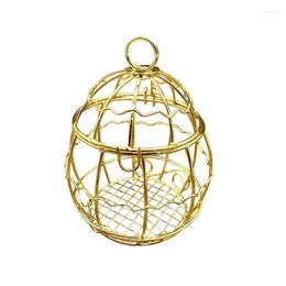 Other Bird Supplies Feeder Metal Fat Ball Feeders Outdoor Small Hanging Gold Wild Bread Holder Garden Decorations