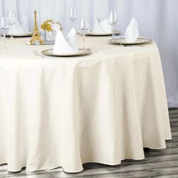 Table Cloth Large Solid Round Tablecloth Waterproof PVC Wedding Birthday Party Decorative