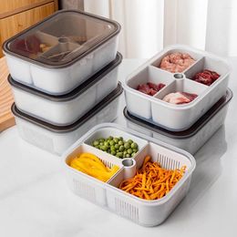 Storage Bottles Kitchen Fruit Food Box Plastic Fridge Organiser Vegetable Fresh-keeping Refrigerator Containers