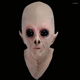 Party Supplies Alien Ufo Extra Terrestrial ET Horror Rubber Latex Full Masks For Costume Scary Silicone Face Mask