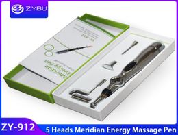 New Arrival Massager 5 Heads Electronic Acupuncture Massage Pen Meridian Energy Heal Massage Body Health Massage Meridian Energy P8136169