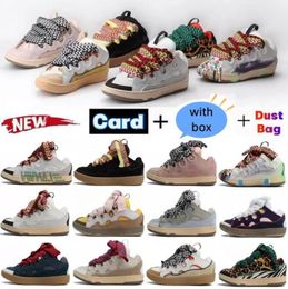Designer mesh women Laceup shoes style 90s extraordinary sneaker embossed Leather Curb sneakers mens womens in nappa calfskin sho2837176