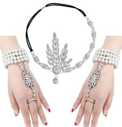 Other Event Party Supplies Great Gatsby Inspired Leaf Simulated 1920s Jewellery Set Costume Accessories 20s Flapper Pearl Headband3829603